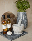 Mortar in light marble - 3 different sizes