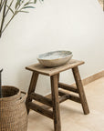 Oval bowl - grey marble