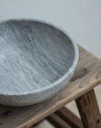 Large marble bowl – grey