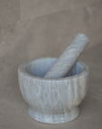 Mortar in light marble - 3 different sizes