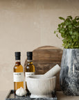 Mortar in light marble - 3 different sizes