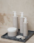 Dark Marble Tray - square