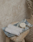 Serving tray – dark/grey marble