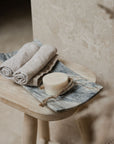 Serving tray – dark/grey marble