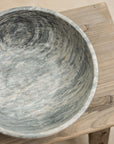 Round bowl - grey marble