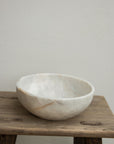 Round bowl - white marble